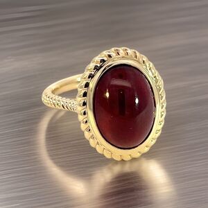 Natural Solitaire Spessartite Garnet Ring 14k 8.08 Cts Certified $3,150 310586